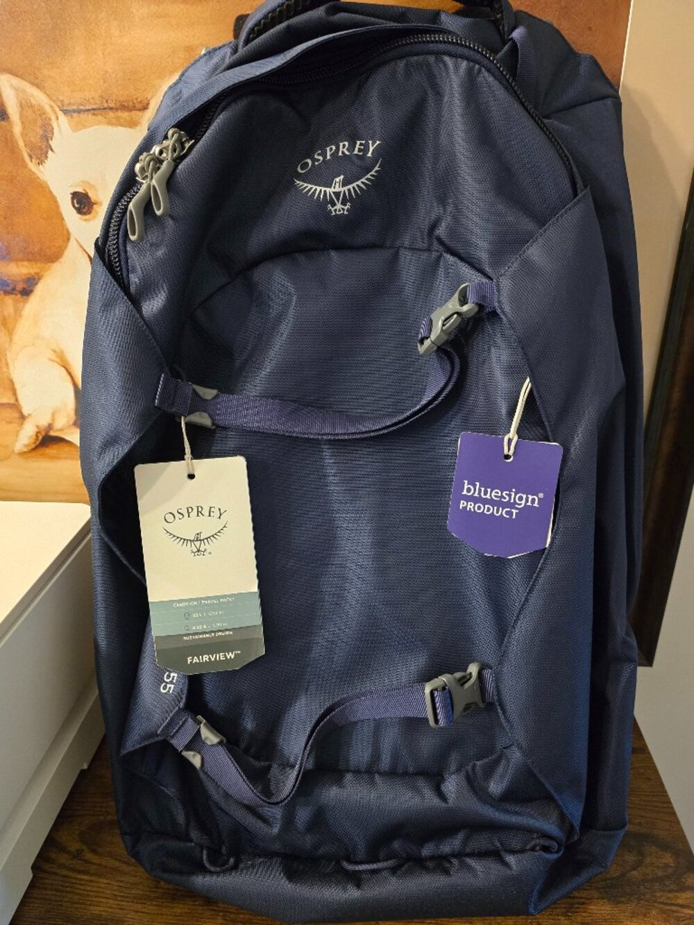 Osprey Fairview 55L Women's Travel Backpack - Winter Night Blue (Open Box) NEW